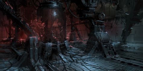 Abandoned Laboratory Art, Mad Scientist Lab Concept Art, Underground Laboratory Concept Art, Abandoned Laboratory Concept Art, Laboratory Aesthetic Dark, Horror Laboratory, Scary Laboratory, Fantasy Laboratory, Laboratory Concept Art