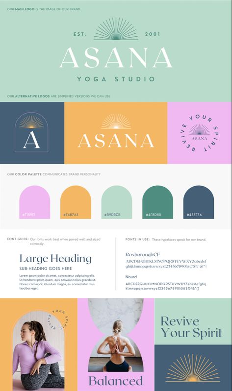 Mood Board Design Layout, Yoga Branding Design, Brand Mood Board, Branding Mood Board Inspiration, Style Tips And Tricks, Personal Branding Identity, Spa Branding, Instagram Feed Planner, Identity Design Inspiration