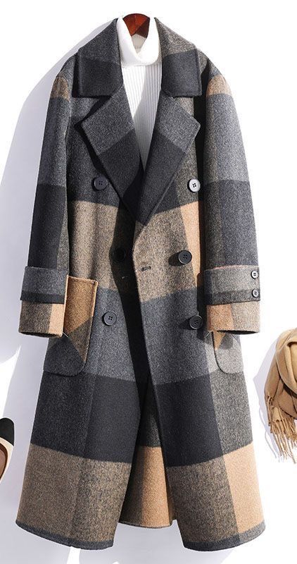 Woolen Coat Woman, Fall Fashion Coats, Overcoat Jacket, Coat Women Fashion, Coat Outfit, Wool Overcoat, Women Coats, Women Overcoat, Fall Clothes