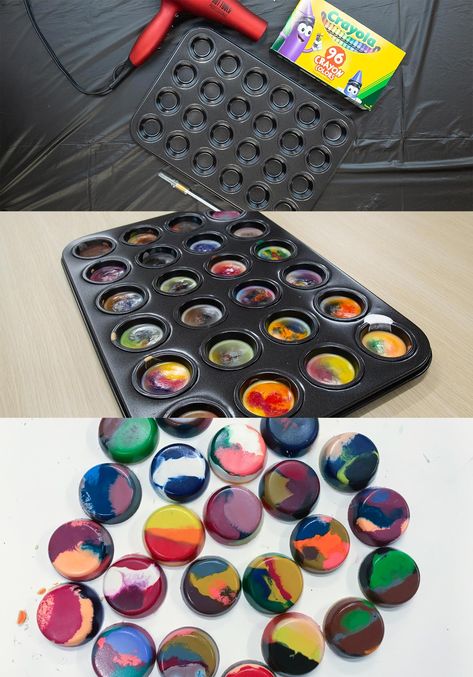 5 Melted Crayon Art Ideas for Broken Crayons - BJU Press Blog Resin Coasters With Crayons, Craft With Old Crayons, Hot Glue Crayon Art, Crayon Art Melted Ideas, Crayon Wax Art, Crayon Melting Art Ideas, Crayon Art Projects For Kids, Melted Crayons In Molds, Melted Crayons Art