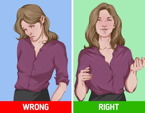 8 Body Language Tips That Can Make You Seem More Self-Confident Body Language Tips, Signs Of Insecurity, Language Tips, Fun Facts About Life, Nonverbal Communication, Body Posture, Positive Body Image, Ways To Communicate, Looking For Someone