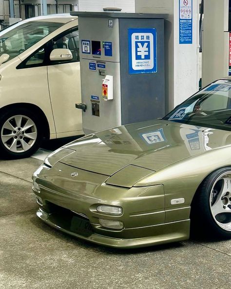 180sx in millenium jade⛽️ Follow us for cars fueling up. Save petrol cars!! #180sx #200sx #240sx #s13 #silvia #chuki #nissan #sharknose #cars #car #automotive #automotivephotography #90s #gasstation #banalgasoline #petrol #gasoline Millenium Jade, 240sx S13, S13 Silvia, Car Automotive, Nissan 240sx, Car Fuel, Automotive Photography, Gas Station, Follow Us