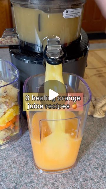 Modesto Joseph Garcia on Instagram: "3 healing orange juice recipes 🍊

(Save 10% On This Juicer At The Link In My Bio With Code “GROWYOUROWN”)

Orange juice can be made in many different delicious ways to heal the body. Oranges are packed with vitamin C & antioxidants that are going to greatly boost the immune system while also promoting heart health, reduce the risk of chronic diseases & even support absorption of iron in the body. A glass of orange juice in the morning can make all the difference! 🍊

#growyourown #orangejuice #orangejuicerecipes #orangejuicedetox #oj #immuneboost #immunity #immunityboost #immunesystem #vitaminc #juiceforhealth #healthiswealth #healthandwellness #growyourownfood #growyourownlives #fruitheals #healingfruit #natureheals #healingnature #explore #explorepag Juicing Oranges Recipes, Juicing Recipes With Oranges, Recipes With Orange Juice Healthy, Juicing Oranges In Juicer, Pregnant Juicing Recipes, Orange Juice Recipes, Juicing For Health, Detox Juice, Immune Boosting