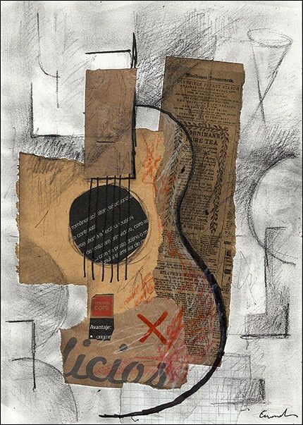 Arte Jazz, Art Musical, Jazz Art, Music Drawings, Cubism Art, Collage Art Projects, Music Collage, Picasso Art, Painting Media