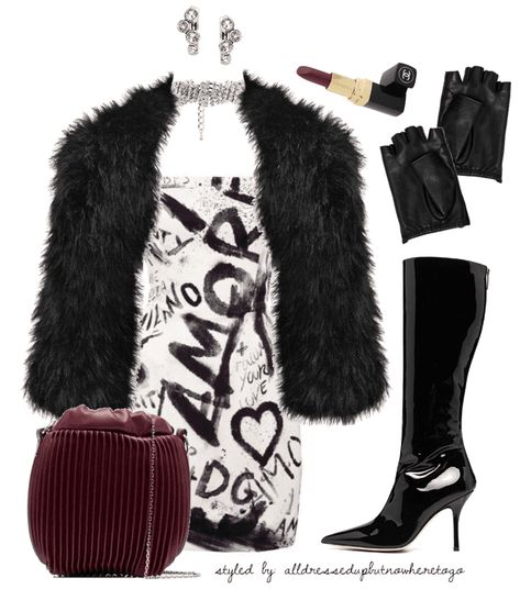 Cruella Outfits Inspired, Cruella Fashion Aesthetic, Cruella Inspired Dress, Cruella Deville Aesthetic Outfit, Cruella Outfit Inspired, Cruella Deville Outfit Ideas, Cruella Aesthetic Outfits, Cruella Outfit Ideas, Cruella Hairstyle