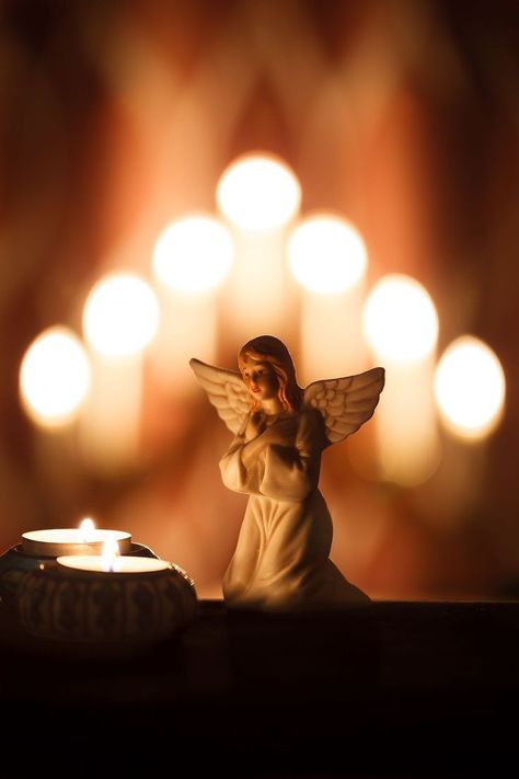 Candle Meaning, Candles Photography, Ayat Alkitab, Jesus Christ Images, Mary And Jesus, Guardian Angels, Angel Pictures, Christmas Angel, Fairy Angel