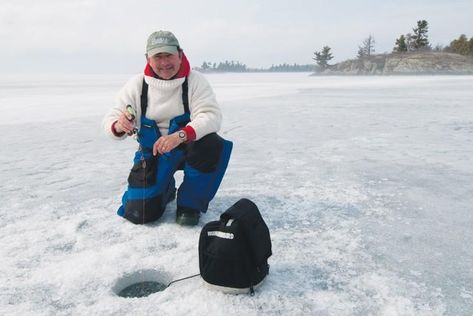 Image Via: Gord Pyzer Ice Fishing Diy, Ice Fishing Huts, Ice Fishing Tips, Ice Fishing Gear, Fishing Ideas, Fishing Diy, Fishing Techniques, Catching Fish, Gone Fishing