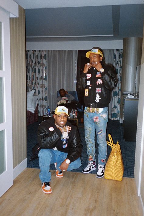 Asap Rocky Outfits, Asap Ferg, Asap Rocky Fashion, Lord Pretty Flacko, Jordan 1 Outfit, Pretty Flacko, Rapper Quotes, 90s Hip Hop Fashion, Black Men Street Fashion