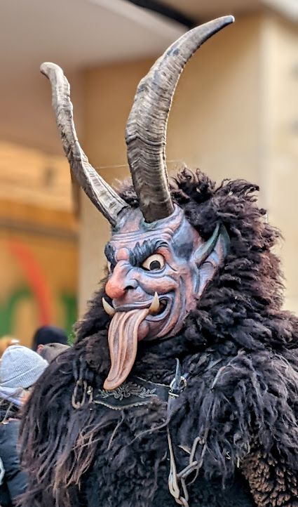 Krampus Parade, Krampus Makeup, Krampus Costume, Krampus Mask, Hippo Crafts, Goat Mask, Fantasy Demon, Monster Boy, Monster Mask