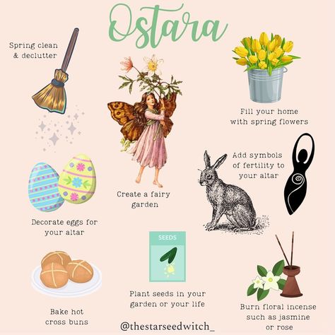 A L I C E on Instagram: “Some magical activities for... 🌼 OSTARA! 🌼 Really excited, I love springtime, there’s so much to look forward to! ✨🐇🐥🐰✨ #ostara…” Spring Equinox, Witchy Vibes, Egg Decorating, Spring Crafts, Book Of Shadows, Spring Cleaning, Spring Time, Fairy Garden, Spring Flowers