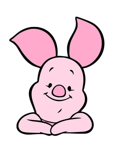 Desniy Character, Winny The Pooh Drawing, Winnie The Pooh Characters Drawings, Winnie The Pooh Doodles, Winnie The Pooh Drawing Easy, Winnie The Pooh Drawings, Wini Poo, Piglet Drawing, Piglet Face