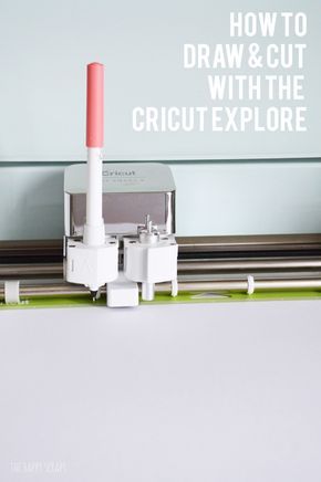 If you have a Cricut Explore you need to know How to Draw & Cut with the Cricut Explore! It's so FUN & easy to do. I've got the details on the blog.