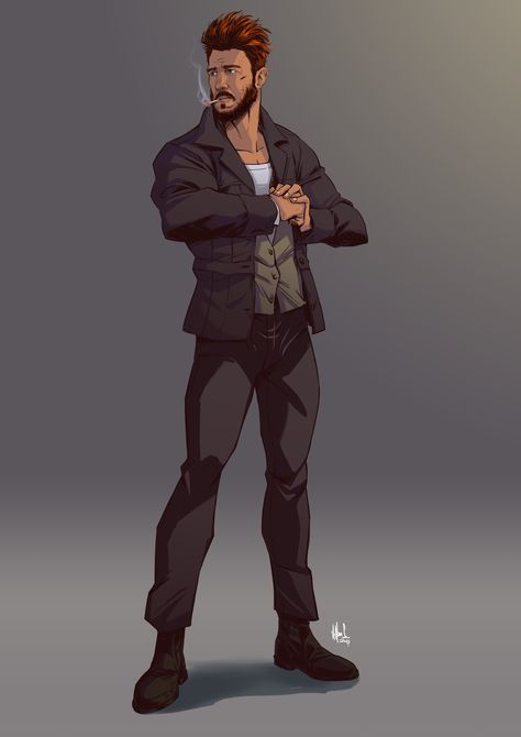 ArtStation - Mad Sweeney - American Gods, Allan Santos da Silva Neil Gaiman Books, Mad Sweeney, Pablo Schreiber, Call Of Cthulhu Rpg, Modern Myth, Celtic Mythology, American Gods, Male Characters, Arte Cyberpunk