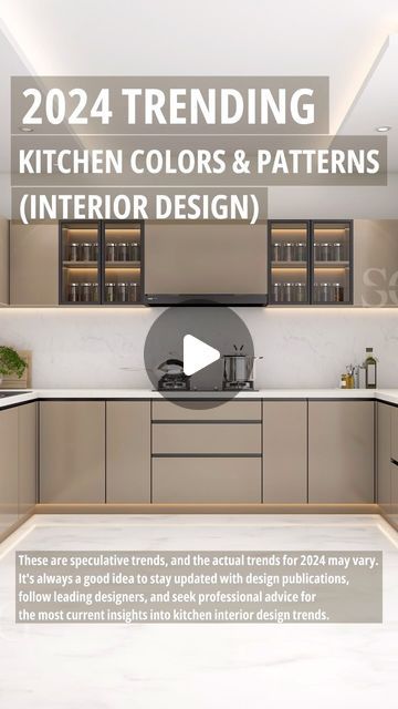 SRIJANA GROUP on Instagram: "2024 Trending Kitchen Colors & Patterns (Interior Design)
1. Ice Blue With Earth Tones - These colour not Add a touch of drama but also provide a sleek modern backdrop.
2. Gray Neutral tones - These tones from the foundation & creating a canvas that soothing and aboptable to design styles.
3. Beiges with monochromatic schemes - Texture takes center stage and visual interest to the design.
4. Sage Green with Bold Accents - Given depth and character to the kitchen.
5. Dark Beiges & White with Two-Tone Cabinets - Given personal touch to the space.
.
.
To book a consultation with our designers and get quotes through WhatsApp on +91 9999779193 or mail us at ishank@srijanagroup.com
.
#interior #kitchen #interiordesign #architecture #interiorarchitecture #decore #deco Ice Blue Kitchen Cabinets, Grey Kitchen Beige Walls, Trendy Kitchen Cabinet Colors 2024, Modern House Interior Color Schemes, Beige Colour Kitchen Cabinets, Kitchen Cabinet 2 Tone Colors, Kitchen 2024 Trends Colors, Kitchen Color Inspiration, Warm Tone Kitchen Ideas