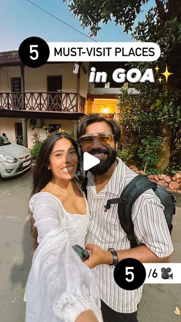 Prakriti Arora | Ashish ✈️ Travel Couple on Instagram: "‘SAVE’ this for Goa’s hidden gems 💎  We were in Goa for 2 weeks and we spent the whole time looking for the best restaurants, amazing cafes and crisp coffee, besides obviously chilling at our favourite beach. The face of tourism in Goa has changed in more ways than one. The burgeoning food & beverage culture has turned Goa from a beach destination in India to a place where you can get everything, all at once.  When we say you won’t find this list anywhere else on the internet, you gotta take our word for it. Tag us whenever you visit any of our Goa recommendations. We’d love to hear from you! ✨  #goadiaries #goacafes #airbnblife #cafesofgoa #travelcouple" Goa Honeymoon Couple, Goa Holiday Outfit, Goa Beautiful Places, Goa Trip Itenary, Goa Best Places To Visit, Goa Outfits For Chubby Women, Goa Outfits Women Aesthetic, Goa Aesthetic Outfits, Goa Bucket List