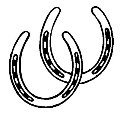 Horseshoe Clip Art #39512 Double Horseshoe Tattoo, Horse Shoe Drawing, Free Printable Clip Art, Clip Art Black And White, Lion King Tattoo, Horse Shoe Tattoo, Easy To Draw, Bff Tattoos, Free Clipart Images