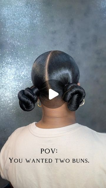 Knani on Instagram: "SUN’S OUT, BUNS OUT!!🔥🔥🔥 #hairbyknani #knotbun" Knot Bun Hairstyles For Black Women, Top Knot Bun Black Women, Slick Bun Hairstyles For Black Women, Ponytail Bun Hairstyles, Curly Bun Hairstyles For Black Hair, Knot Bun Hairstyles, Two Low Buns Hairstyle, Low Bun Hairstyles For Black Women, 2 Buns Hairstyle