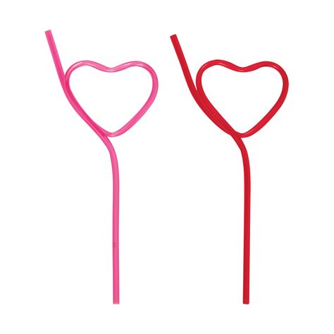 Unique Party! Heart Shaped Plastic Straws, 8 ct Iced Tea, Valentine's Party, Heart Party, Drink Station, Valentines Party, Soda Pop, Pink Brand, Wood Patterns, A Romantic