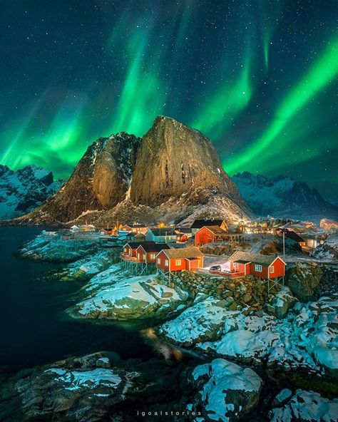 Location: Hamnøy Lofoten Islands Norway  Photo: @igoalstories  Tag: #the_daily_traveller ℹ Check: www.dailytraveller.gr ------------------  Follow my personal account @vsiras and my two hub accounts @the_daily_traveller & @bestgreekhotels ------------------ #lofoten #lofotenhighlights #lofotenislands #visitlofoten #bestofnorway #bns_norway #dreamchasernorway #essence_of_norway #highlightsnorway #ig_norway #igersnorway #ignorway #ilovenorway #landscapesofnorway #loves_norway #norges_fotogalleri # Tromso, Lofoten, Lofoten Norway, Nordland, The Northern Lights, Camping Ideas, 판타지 아트, Fishing Villages, Beautiful Places In The World