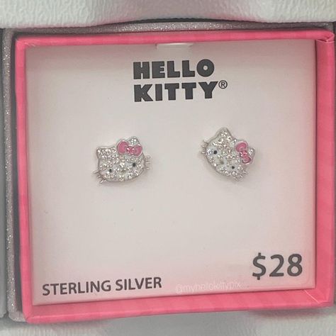 Walmart Hello Kitty, Hello Kitty Stuff To Buy, Hispanic Jokes, Make Clay Beads, Girly Christmas Gifts, Hello Kitty Shop, Hello Kitty Gifts, Hello Kitty Earrings, Teacup Pigs