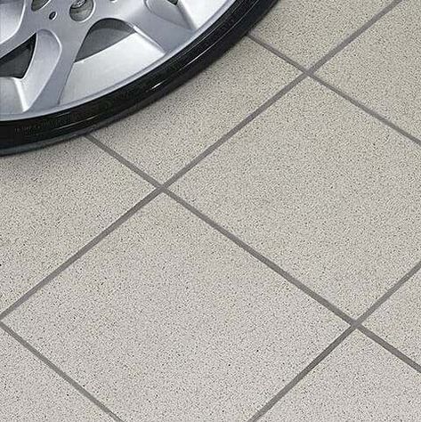 porcelain garage tile Parking Tiles Design, Garage Flooring Ideas, Rubber Garage Flooring, Garage Tiles, Garage Flooring Options, Epoxy Garage Floor Coating, Carriage Garage Doors, Parking Tiles, Garage Tile