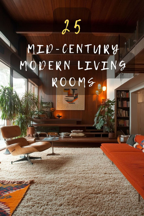 Ready to mix comfort with classic mid-century style in your living room? Explore 27 ways to blend these elements for a chic yet cozy space. Click to find your style inspiration! 🎨🏡 #HomeStyle #MidCenturyDecor #CozyInteriors #LivingRoomIdeas #DesignInspiration Mid Mod Interior Design, Mcm Lounge Room, Cozy Midcentury Modern Living Room, Mid Century Inspired Living Room, Mid Century Living Room 1950s, Small Mid Century Modern Living Room, Mid Century Sunroom, Mid Century Living Room Ideas, Midcentury Modern Living Room Decor