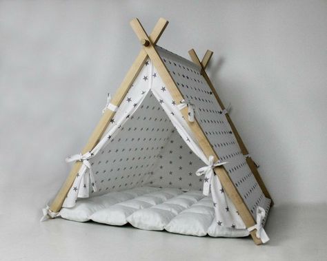 Diy Cat House, Perlengkapan Bayi Diy, Dog Teepee, Cat Teepee, Katt Grejer, Pet Bed Dog, Kat Diy, Diy Pet Bed, Pet Teepee