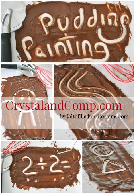 Pudding Painting Activities for Kids Pudding Sensory Play, Cooking Art Preschool, Prek Cooking Activities, Preschool Cooking Theme, Cooking For Preschoolers, Cooking Activities For Toddlers, Cooking Activities For Preschoolers, Pudding Painting, Cooking Activities For Kids