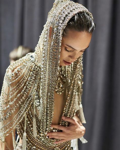 ZUHAIR MURAD on Instagram: "Stepping into the intricacy of the refined backstage moments behind the #ZMCouture Spring 2024 collection "A Tyrian Arabesque".

Captured by @sashurako 

#ZuhairMurad" Pisces Aesthetic, Movie Wardrobe, 2024 Photo, Eastern Fashion, Middle Eastern Fashion, Wedding Embroidery, Burning Man Outfits, Couture Details, March 8