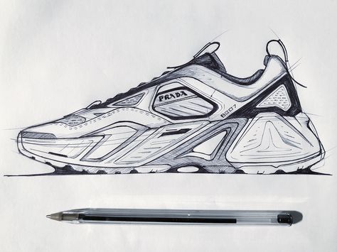 Croquis, Gravity Sketch, Sneaker Concept, Shoes Draw, Concept Sneakers, Sneakers Sketch, Futuristic Shoes, Shoe Sketches, Sneakers Nike Air Max