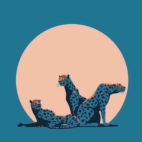 Graphic Design Animals, Animals Graphic Design, Animals Cheetah, Africa Illustration, Cheetah Illustration, Wild Illustration, Cheetah Art, Africa Design, Wildlife Illustration