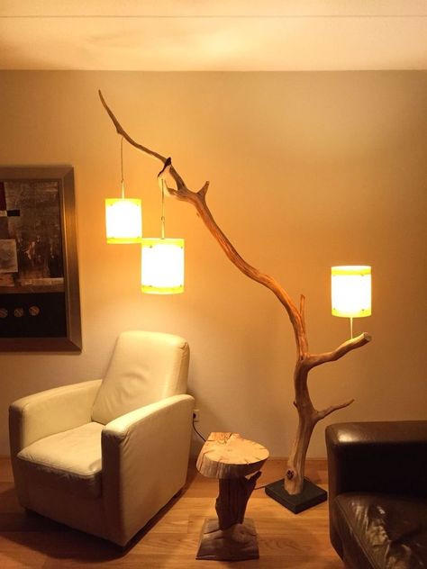 Veneer Lampshade, Lamp Handmade, Tree Lamp, Arc Lamp, Deco Luminaire, Arc Floor Lamps, Design Del Prodotto, Wood Lamps, Oak Tree