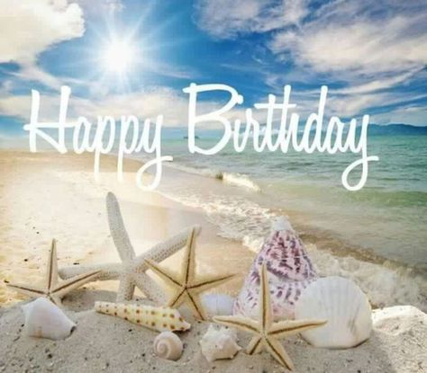 Beach birthday Happy Birthday Beach Images, Funny Happy Birthday Pictures, Happy Anniversary Wishes, Hawaiian Birthday Party, Happy Birthday Wishes Cards, Happy Birthday Meme, Happy Birthday Pictures, Birthday Blessings, Beach Birthday