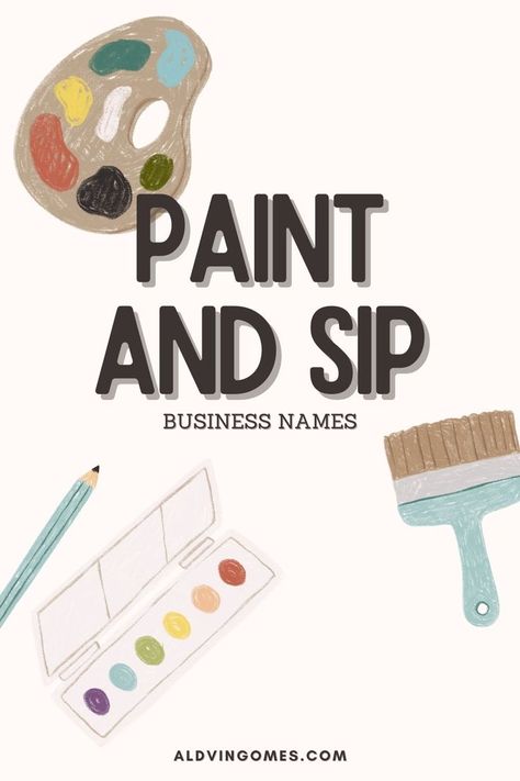 Level up your painting and sipping experience with these creative business name ideas! 🎨🍷 Find the perfect mix of art and atmosphere for your project. #PaintAndSip #BusinessNames #CreativityUnleashed 🌟 Art Page Name, Paint And Sip Business, Business Name Ideas, Aesthetic Names, Drawing Cartoon Characters, Name Ideas, Drawing Cartoon, Paint And Sip, Unique Names