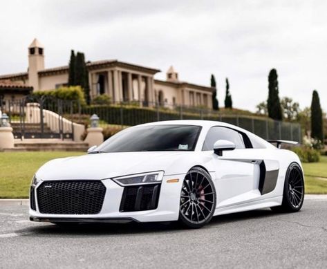 Audi R8 White, White Audi, Audi Sports Car, Rs6 Audi, Luxury Car Garage, Luxury Lifestyle Aesthetic, Air Car, Car Organization, Aston Martin Vanquish