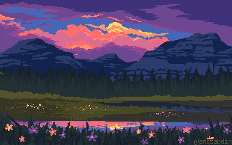 Luminal Space, Pixel Kawaii, Pixelated Art, Lofi Beats, Beau Gif, Pixel Art Landscape, Gif Background, Piskel Art, Art Pixel