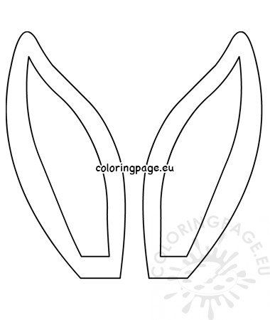 DIY Printable Rabbit Ear Template Bunny Ears And Feet Template, Alice In Wonderland Legs Template, Bunny Ears Template Free Printable, Rabbit Ears Diy, Thematic Art, Ear Template, Bunny Ears Template, Diy Bunny Ears, Alice In Wonderland Rabbit