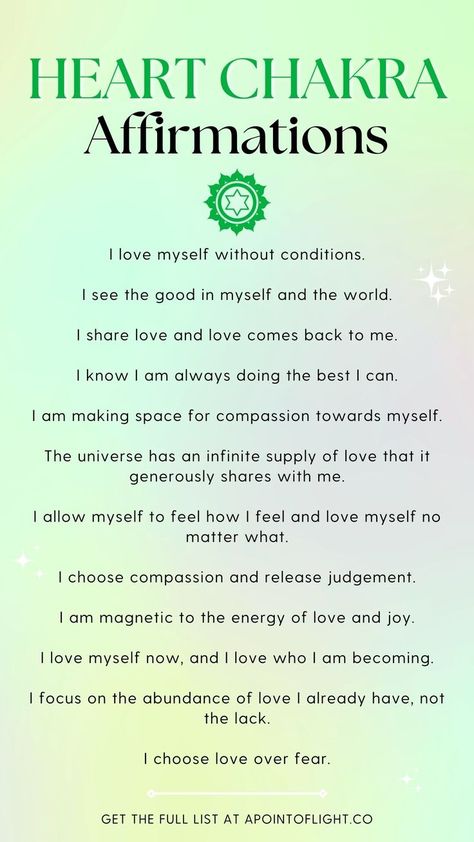 35 Heart Chakra Affirmations Reiki Healing Quotes Affirmations, Affirmation Of Love, Heart Opening Affirmations, How To Open Your Heart, Love Affirmations For Couples, I Am Loved Affirmations, Heart Chakra Affirmation, Heart Affirmations, Loving Affirmations