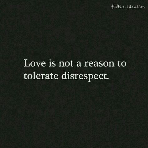 There is no enough reason to tolerate disrespect. #respect #lifequotes #lovequotes He Disrespects You Quotes, Respect A Man Quote, You Dont Respect Me, Never Disrespect Your Woman, Ive Never Felt So Disrespected, Not Allowing Disrespect, Disrespectful Siblings Quotes, Zero Tolerance For Disrespect, Disrespectful Women Quotes