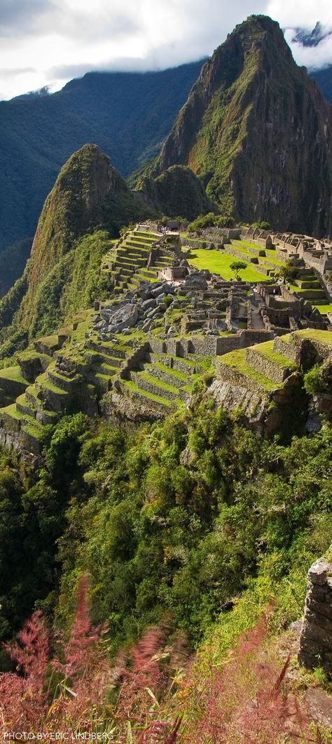 Machu Picchu, Peru: One of the "New" 7 wonders of the world -- photo:  Eric Lindbergh. 7 Wonders Of The World, 7 Wonders, Machu Picchu Peru, Peru Travel, World Photo, Machu Picchu, Bolivia, Places Around The World, Wonderful Places