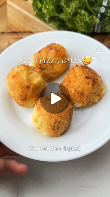 Keto Besties Ideas🌱🥑🌱 on Instagram: "KETO CRISPY PIZZA BALLS🍕😋 by @ketosnackz  LOW CARB AND SO CRISPY!😋 YOU SHOULD TRY!❤ IT'S SO YUMMY!😋   YOU'LL  NEED: 6 Pepperoni Slices 1/4 cup Shredded Mozzarella 2 oz Cream Cheese 1/4 cup Grated Parmesan 1 large Egg, beaten Italian Seasonings   HOW TO MAKE: • Chop up your pepperoni slices. Mix with the cream cheese, mozzarella & seasonings. • Roll into 4-6 balls. Coat with the egg wash and Parmesan. • Air fry @ 400F for 6-8 minutes.  ENJOY!❤   Don't forget to save and follow @keto.besties.snacks for more YUMMY KETO IDEAS🥑🥓🧀🍕 - - - - #keto #ketodiet #ketobreakfast #ketolunch #ketodinner #ketolife #ketogenic #easyketo  #ketolifestyle #ketofood  #ketofriendly #simpleketo  #ketorecipes #ketosnacks #ketodips #lowcarbketo #lchf  #lowcarb #lchfdiet Besties Ideas, Pizza Balls, Parmesan Pizza, Pizza Ball, Cream Cheese Ball, Italian Seasonings, Cheese Mozzarella, Crispy Pizza, Keto Ideas