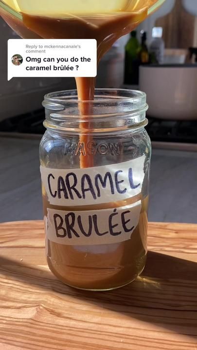 Caramel Brûlée, At Home Starbucks, Homemade Coffee Syrup, Brown Sugar Caramel, Homemade Coffee Drinks, Nespresso Recipes, Latte At Home, Homemade Coffee Creamer, Coffee Creamer Recipe