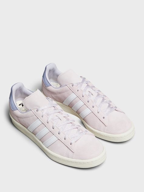 80s Sneakers, Pink Shoelaces, Adidas Campus 80s, Adidas Campus, Adidas Online, White Adidas, White Style, Summer Sale, Shoe Laces