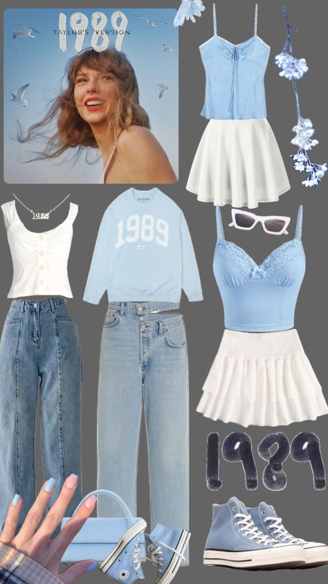 1989 outfit inspo #taylorswift #taylorswift1989 #taylorswift1989version #taylorswift1989era #taylorsverion #taylornation #swifties #outfitinspo #1989outfit Taylor Swift 1989 Tour Outfits, Concert Taylor Swift, 70’s Outfit, Taylor Swift 1989 Tour, Taylor Swift Costume, Taylor Swift Birthday Party Ideas, Taylor Outfits, Taylor Swift Party, Taylor Swift Birthday