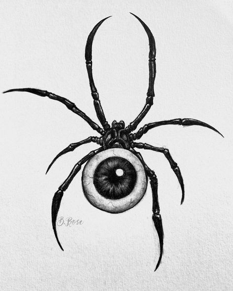 #spider #spidertattoo #tattoo #ink #tattooartist #traditionaltattoo #traditionalflash #flash #flashsheet #fineline #simpletattoo #blackwork #tattoodesign #blacktattoos #blacktattooart #blackandgreytattoo #wip #tattooflash #tattooinspiration #tattoolove #bodyart #instaart #realism #tiktok #natureinspired #nature #animalart #wildlife #animalskull #skulltattoo Spider Tattoo Black Widow, Eyeball Spider Tattoo, Spider Eyeball Tattoo, Spooky Bug Tattoo, Spider Tattoo Symmetrical, Spider Skull Tattoo Design, Scary Spider Tattoo, Orb Spider Tattoo, Realism Spider Tattoo