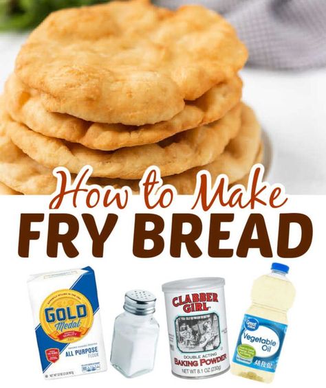 Homemade Fried Bread, Indian Bread Recipes Native American, Easy Indian Fry Bread, Mexican Fry Bread, Chinese Fried Bread, Indigenous Fry Bread, How To Make Indian Fry Bread, Gluten Free Fry Bread Recipe, Lakota Fry Bread