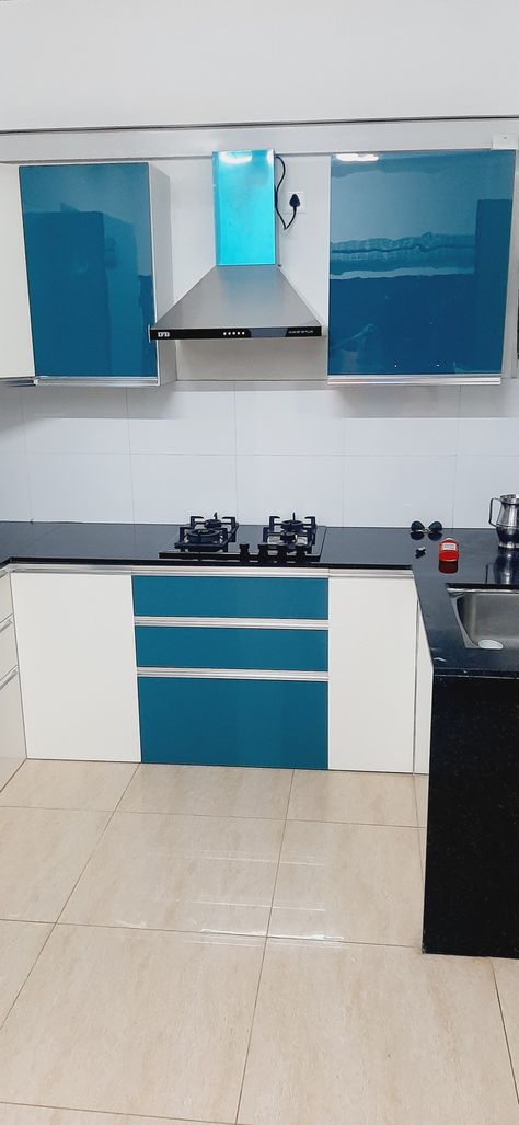 Designed by me....We converted a semi modular kitchen to Full Modular Kitchen...Was a difficult one as level of Granite was not all the same...but hopefully completed successfully Semi Modular Kitchen Design, Kitchen Shutters, Acrylic Kitchen, As Level, Modular Kitchen Designs, Modular Kitchen Design, Interior Design Kitchen, Shutters, Kitchen Interior