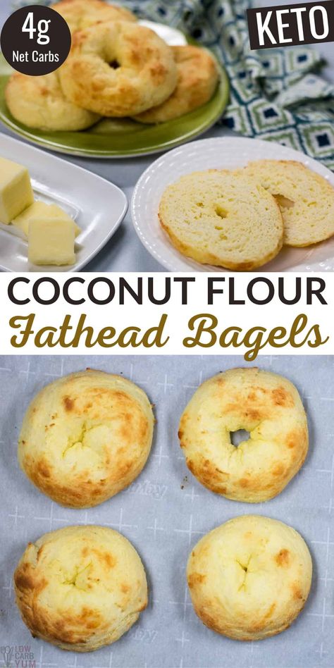 Keto Donuts With Coconut Flour, Fathead Dough With Coconut Flour, Coconut Flour Dough, Keto Bagels Almond Flour Easy, Coconut Flour Greek Yogurt Bagels, Coconut Flour Recipes Dinner, Almond And Coconut Flour Recipes, Keto Muffins Coconut Flour, Coconut Flour Bagels