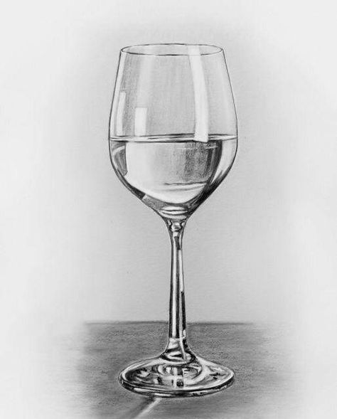 This online pencil sketching session will show you how to … Still Life Pencil Shading, Easy Still Life Drawing, Wine Glass Drawing, Still Life Sketch, Shading Drawing, Life Sketch, Shadow Drawing, Pencil Sketching, Realistic Pencil Drawings