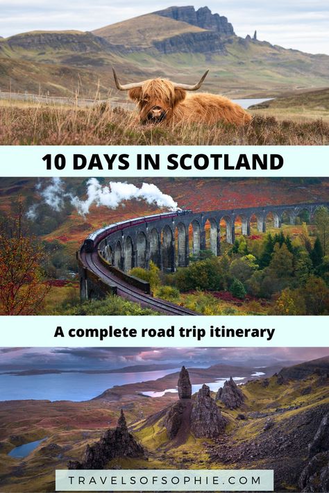 Road Trip In Scotland, 10 Day Scotland Itinerary, Scotland Road Trip Itinerary, Summer In Scotland, Scotland Itinerary, Vacation Greece, Scotland Vacation, Scotland Road Trip, Scotland Trip